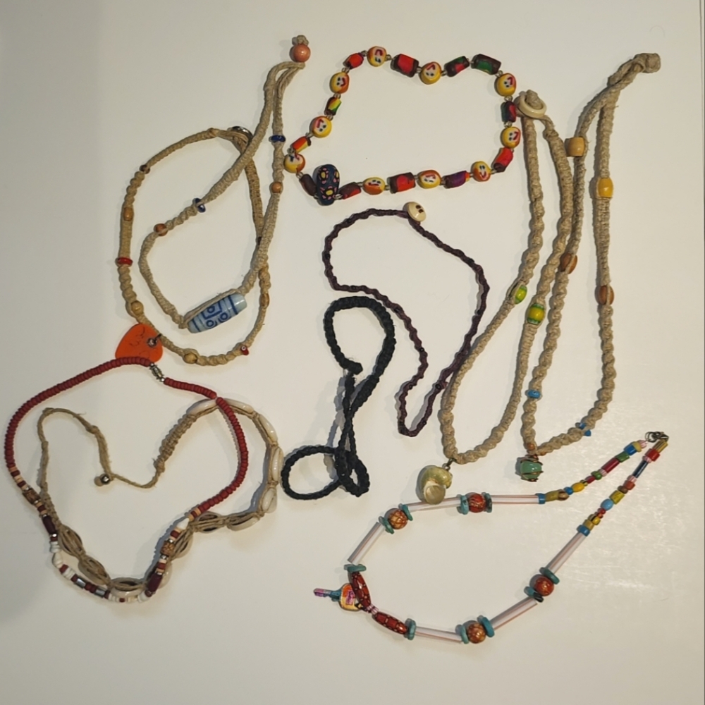 Colorful Handmade Necklace Bundle